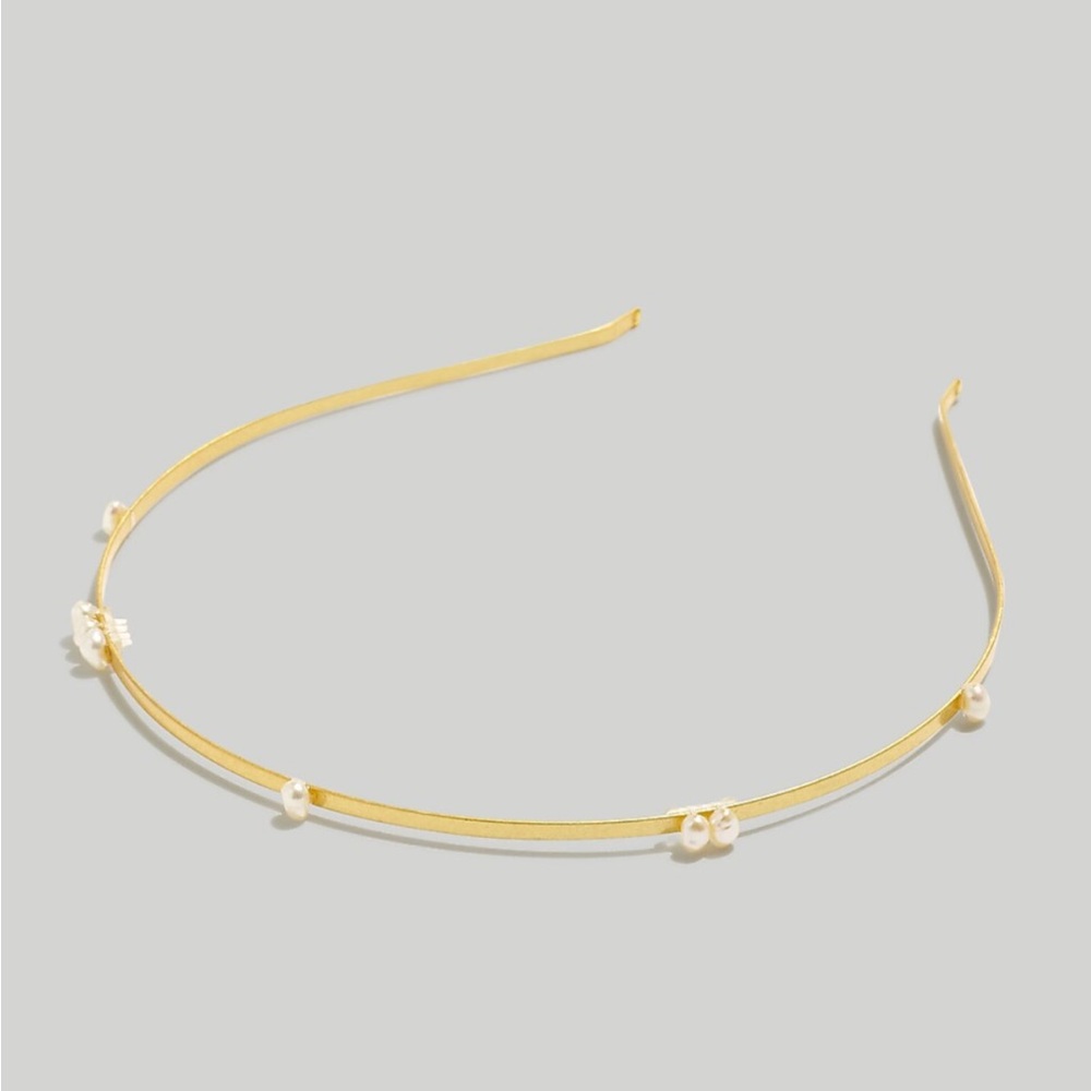 Madewell skinny pearl headband